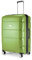 HAUPTSTADTKOFFER - Britz - Handgepäck mit Laptopfach Hartschalen-Koffer Trolley Rollkoffer Reisekoffer Erweiterbar, TSA, 4 Rollen, 55 cm, 34 Liter, Hellgrün