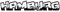 Samunshi® Wandtattoo Hamburg Wandsticker Schriftzug schwarz