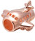 925 Sterling Silber Rose Gold Flugzeug Charm Flugzeug Charm Reise Charm Weihnachten Charm für Pandora Charm Armband (Rose vergoldet)