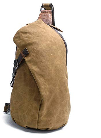 Lmagice Mochila de Lona Encerada para Hombre