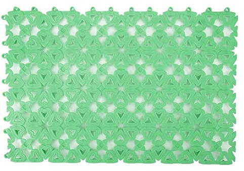 Tapis de Cage en Plastique pour Lapin, Coussin antidérapant pour Pattes de Petits Animaux pour Lapins, Rats, Chats d'Inde (Vert)