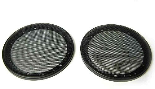 Riloer 2 Piece 6.5 Black DIY Car Speaker Cover Guard Protector Enclosure Grill