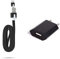 Cable Noodle 1m Chargeur + Prise Secteur pour WIKO View 4 Smartphone Micro USB Murale Pack Universel Android (Noir)