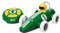 BRIO 30414 Rennwagen Racing Green - Schnittiger Sportwagen mit kindgerechter RC-Fernsteuerung - Empfohlen ab 2 Jahren