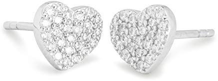 NANA KAY Sweet Glam Ohrstecker Herz mit Zirkonia besetzt ST1597