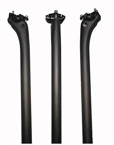 ROADNADO Bicycle SeatPost, Carbon Fiber Bike Seatpost Matte 27.2 * 400mm Adjustable Seatpost for MTB Road Bike BMX Seattube
