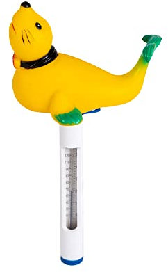 HST Pool Thermometer SeehundI Wasser Temperaturmessgerät für das Schwimmbad, Pool, Badewanne & Teich I Wasserthermometer I Pool Zubehör