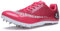 BLBK Spikes Atletismo 8 uñas Unisex Zapatos de atletismo juvenil con clavos y Sprint Hombre Niños y Mujer, rojo, 38 EU