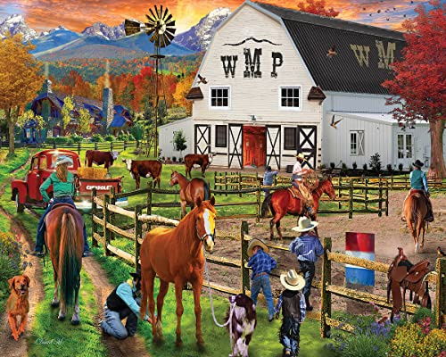 Dude Ranch 1000pc Puzzlespiel Von White Mountain Puzzles