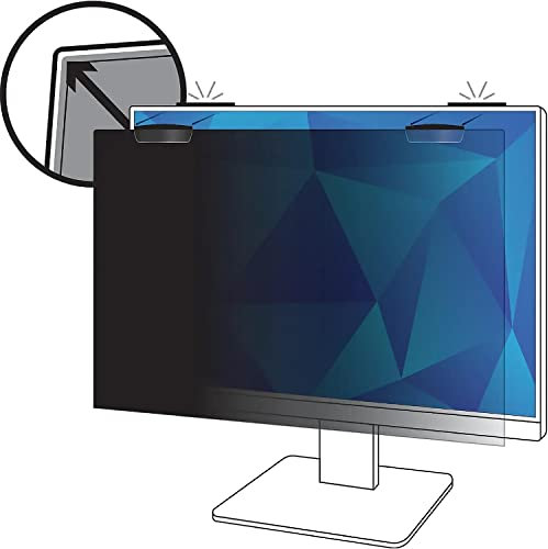 3M™ Privacy Filter for 23.8in Full Screen Monitor COMPLY™ Magnetic Attach, 16:9, PF238W9EM