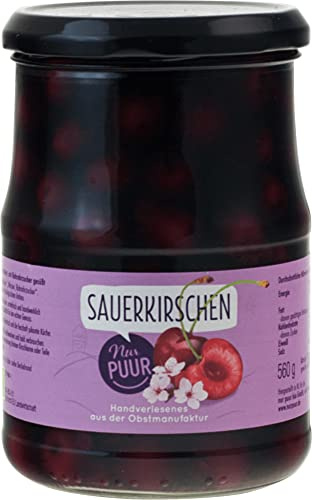Sauerkirschen, entsteint, mit Rohrohrzucker 1 x 560 g