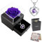 OIOYLEY Rose Eternelle, Vraie Rose éternelle avec Collier pour sa Femme, Maman, Grand-Mère, Amie, pour l'anniversaire Saint Valentin Anniversaire Mariage Noël Fête des Mères Cadeau