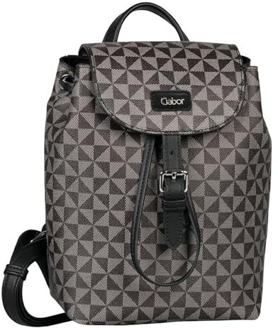 Gabor bags Barina Damen City Rucksack Backpack, 8 L Schwarz