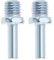 The Lord of the Tools 2PCS Drill Adapter M14 Thread to 8mm Round Shank Core Bits Adapter for Drill Power Tool Replacement Accessories 45mm Length Silver
