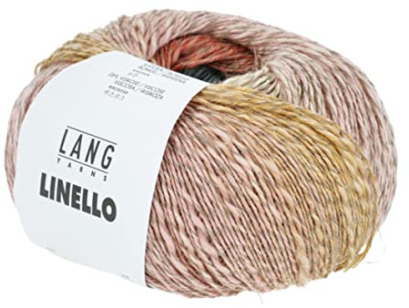 Lang Yarns - Linello 0109 rosa lila orange 100 g