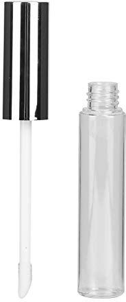HERCHR 25 Stück 10ml transparente Leere Lip Gloss röhrchen mit Bürste, Leere Nagelöl-Stift kosmetische Lip Gloss Behälter Nachfüllbare Flasche