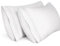 Lirex 2er Pack Kissenbezug 50 x 70 cm, Weiche Gebürstete Mikrofaser-Kissenbezüge, Hotelverschluss kopfkissen bezug，Kopfkissenbezug aus weichem Mikrofaser ，Oeko-TEX Zertifiziert (Weiß)