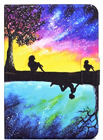 Bspring Funda para iPad 10.9 Pulgadas (2022) iPad 10th Generation 2022, Case Ultra Slim Carcasa Smart Cover con Función Soporte Auto-Sueño/Estela,Cielo Estrellado