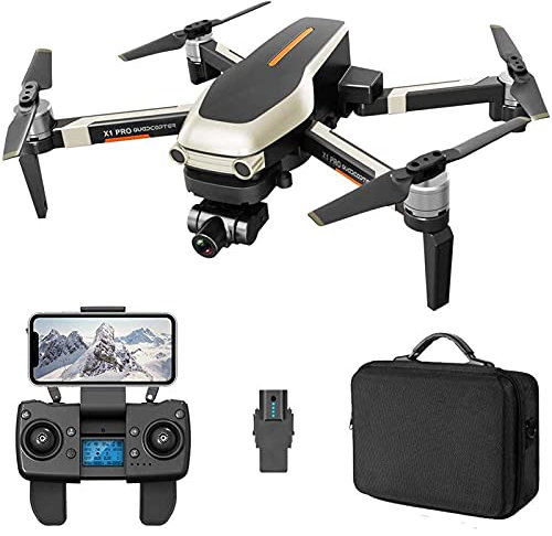 Science Profesional GPS Velivoli droni Aerei con Fotocamera 4K UHD per Adulti 1200mDistanza Stabilizzazione a Due Assi Gimbal 5GHz WiFi FPV Live Video RC