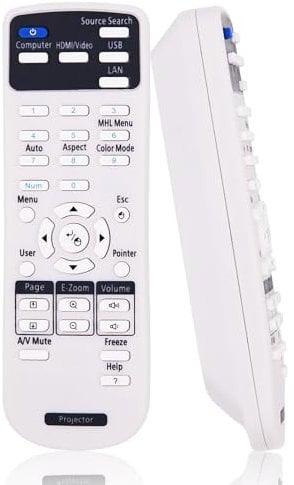 NEW Replacement Remote Control for Epson Projector EEX3220 EX5220 EX5230 EX6220 EX7220 725HD 730HD Projector Remote Control