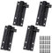 4 Pack Bolt Lock 2 Inch Stainless Steel Slide Bolt Latch Door Latch Lock Safety Sliding Lock with Screws for Doors, Cabinets, Fence Gate