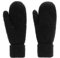Ever Bloom Damen Handschuhe Herbst Winter, Fausthandschuhe Fäustlinge warm Strickhandschuhe Outdoor, Handschuhe 2023:Schwarz