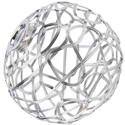 UPKOCH Vintage Iron Art Lampshade 80mm Hollow Round Pendant Light Cover Decorative Chandelier Shade for Home Lighting