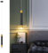 ACMHNC LED Lámpara Colgante Sin Cables con Batería Recargable | Negro Oro | Regulable Táctil (3000/4000/6000k) | 12h Autonomía | Altura Ajustable (180cm) | Para Isla Cocina, Dormitorio, 34cm