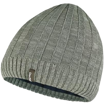 DexShell Wasserdichte Beanie, meliert, gerippt, Acryl-Außenmembran, gefüttert, Fleece-Innenfutter, für Damen und Herren