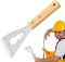 Herramientas raspadoras de yeso, raspador de pintura para paneles de yeso, rascador ergonómico de acero inoxidable, herramientas de construcción para enlucido, reparación de paredes y