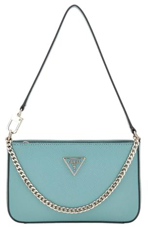 GUESS Noelle Mini Top Zip Shoulder Bag Teal