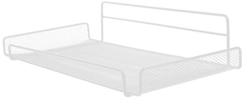 PRETYZOOM Long Shelf for Wall Corner Shelf Unit White Wall Decor Adhesive No Drill