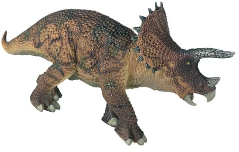ifundom Dinosaurier Modellspielzeug Für Junge Mädchen Detailgetreue Nachbildung Kognitive Lernhilfe Dekorative Figur Für Zuhause Und Büro Hochwertiges Kunststoffmaterial Triceratops