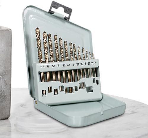 Juego de brocas de cobalto, brocas de acero rápido de alta resistencia, herramientas eléctricas para fontanería, placo y carpintería