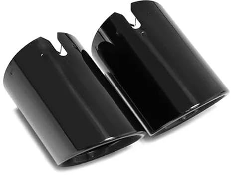 Auto Auspuffblende Für 3er G20 G21 320D 330i 320i 2023 2024 Schalldämpferspitze Endrohr Ersatz Abgasanlage Düse Auspuffabdeckung Auto-Auspuffrohrabdeckung(1 Pair Black)
