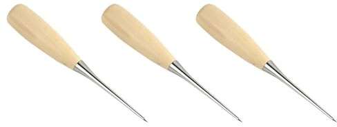 Leather Stitching Awl with Protective Sheath for Rivets and Fabric Crafting Leather Hole Punching Tool Craft Awl