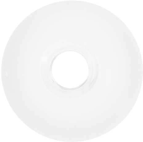 INOOMP Runder Glasschirm aus Klarem Glas Ersatz Lampenschirm für Pendelleuchte Hohe Transparenz Vielseitig Kompatibel Moderner Minimalistischer Stil