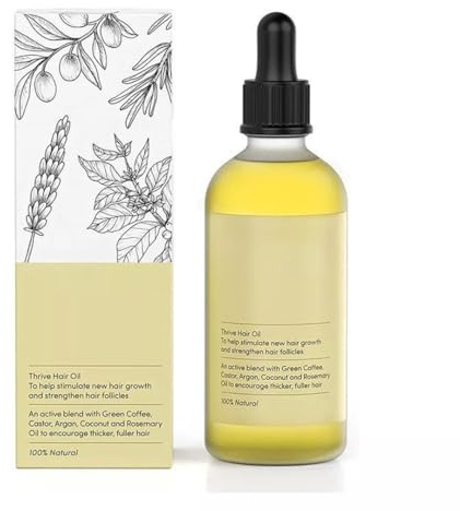 Bella Natural Haar Öl Natürliches Haaröl mit biologischen Rosmarinöl, Rizinusöl, Mandelöl und Arganöl - beschleunigt Haarwachstum, geeignet als Haarmaske und Haarkur