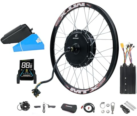 ESOULBIKE 72V 3000W MTX Ebike Conversion Kit with Battery 72V 30Ah Electric Bike Conversion Kit 28 29 700C