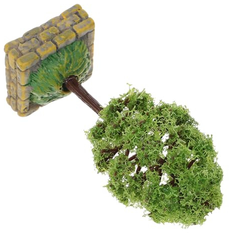 Künstliches Baummodell für Modelleisenbahnanlagen, 7,6cm Grün