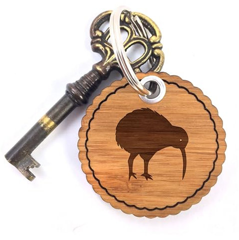 Mr. & Mrs. Panda Schlüsselanhänger Kiwi Vogel - Geschenk, Taschenanhänger, Neuseeland, Newzealand, Kiwivogel