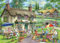 The House of Puzzles - Green Man Jigsaw - Big 500 Piece Jigsaws For Adults, Extra Large Pieces, Artist Illustrated, Scenic Landscape, Deluxe Puzzle Gifts