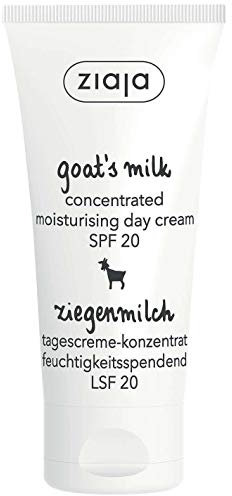 ZiajaZiegenmilch Konzentrierte feuchtigkeitsspendende Tagescreme SPF 20-50 ml