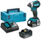 MAKITA Atorn.De 3.0Ah Impact Screwdriver Battery 18 V BL, Green-Black, Standard
