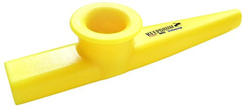 keepdrum Kazoo Gelb aus Kunststoff Musikinstrument für Kinder