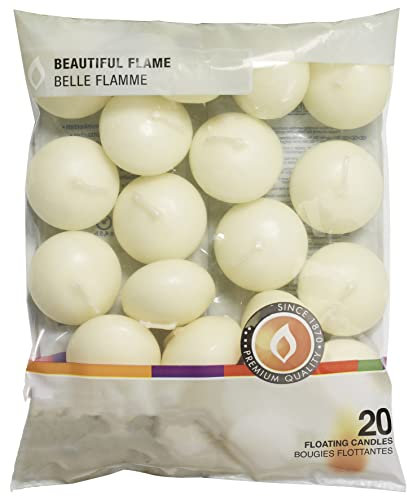 BOLSIUS 20 FLOATING CANDLES [Ivory] x 1
