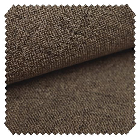 novely® AUEN Premium Möbelstoff | Webstoff | fein gewebter Polsterstoff | Meterware | Bezugsstoff | 1 lfm | 26 Farben (19 Hellbraun)