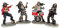 Nemesis Now (Set Four Figurine Ivory One Hell of A Band 4 Figuren 10cm Elfenbein, elfenbeinfarben, Einheitsgröße