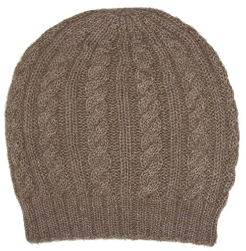 Lorenzo Cana Alpakamütze Alpaka Mütze Fair Trade feinste Alpakawolle von der ersten Schur flauschig weich warm 8 - fädig Zopfmuster von Hand gestrickt 78356