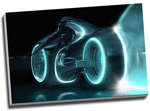 Leinwanddruck, Motiv: Motorrad Tron, modern, A1, 76,2 x 50,8 cm